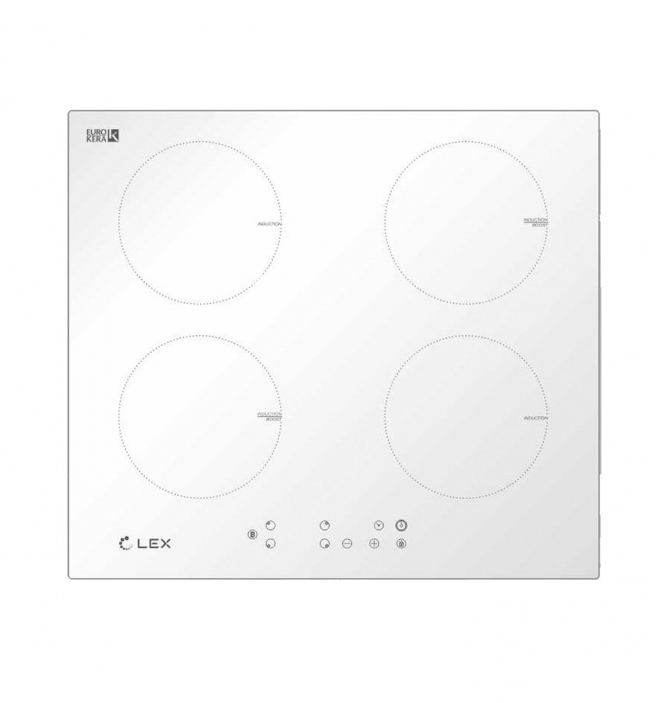 Индукционная панель LEX EVI 640-1 WH