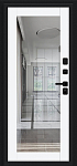 Дверь Thermo Флэш МФ/SBlack Букле черное/White Silk BR6217 фото