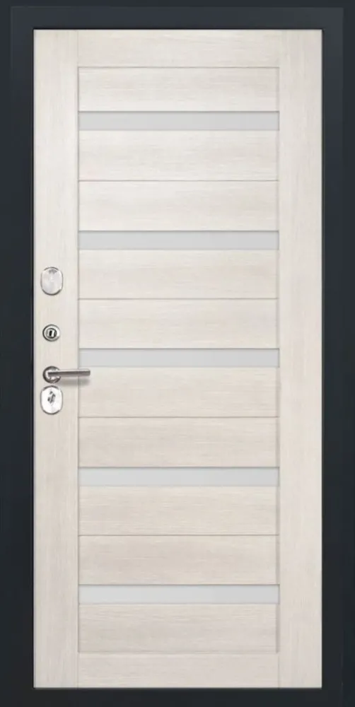 Товар Дверь ДвериПРО Квадро СБ-1 (ст. белое, 16мм, Беленый дуб) DPRO226382