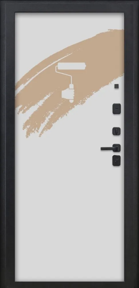 Товар Дверь ДвериПРО Термо серебро Под покраску DPRO222416