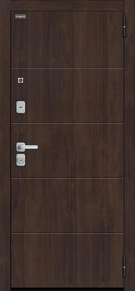 Фото Дверь Флэт/BChrome Almon/Cappuccino Melinga BR6169
