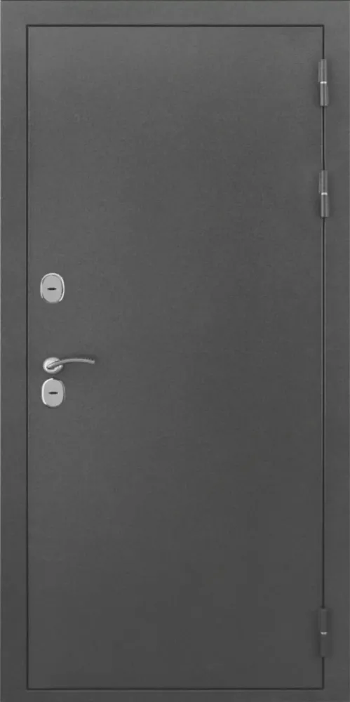 Дверь ДвериПРО L-Термо серебро ФЛ-256 (10мм, бетон пепельный) DPRO192889